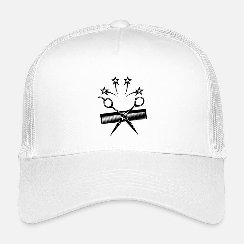Sternschere Kamm Friseur Kinder Trucker-Cap