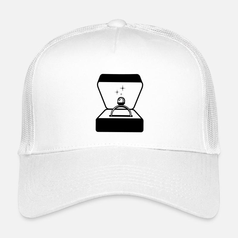 Bague avec perle dans la boîte Casquette trucker enfant