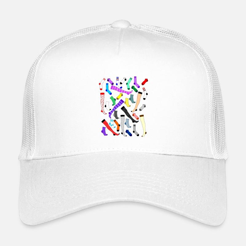 Socken - Kinder Trucker-Cap - Weiß