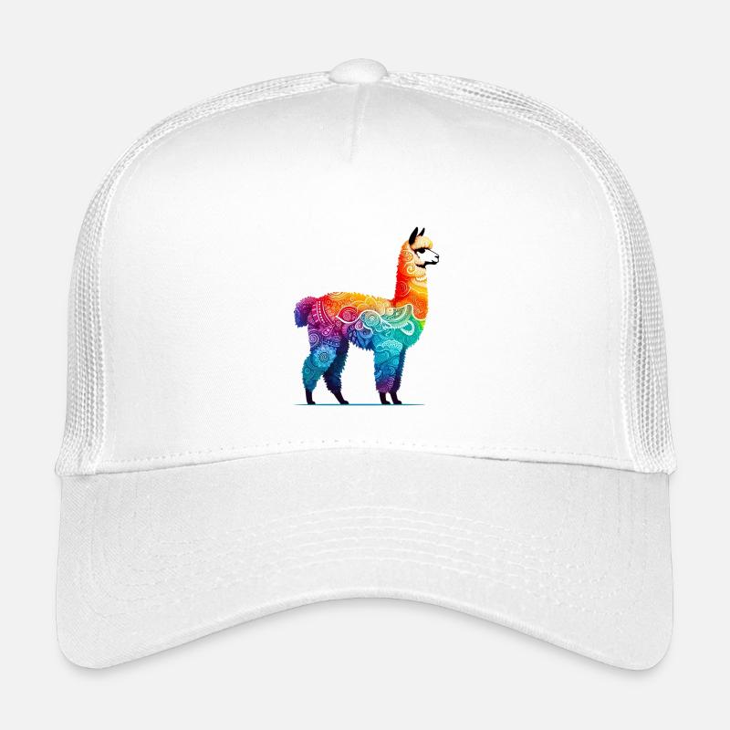 Alpaka - Kinder Trucker-Cap - Weiß