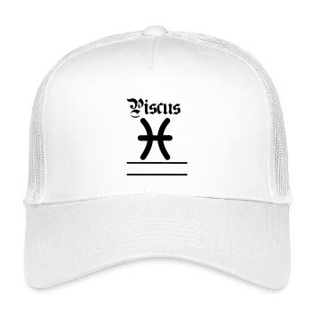 Bannière de nom de Poisson Poissons - Casquette trucker enfant - blanc - Devant