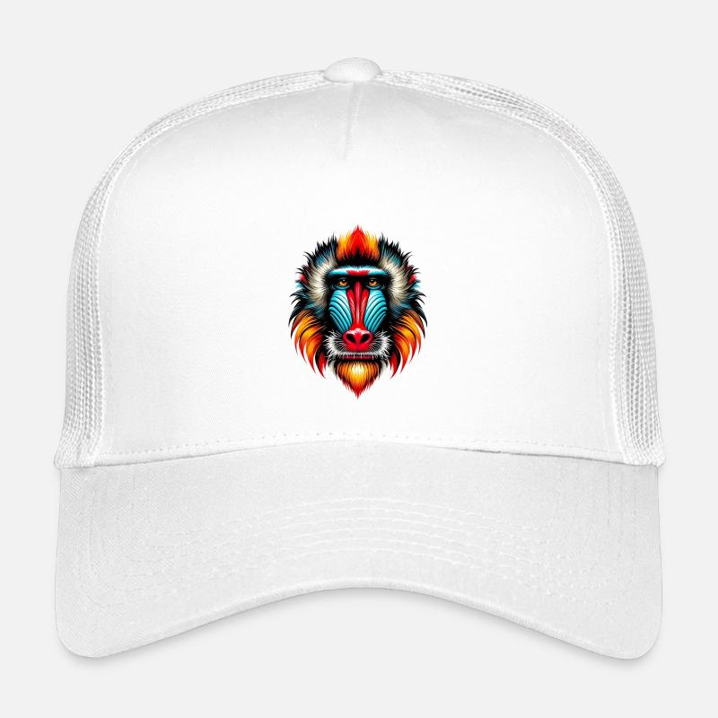 Singe mandrill Casquette trucker enfant