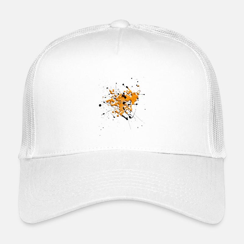 Orange.Splash - Casquette trucker enfant - blanc