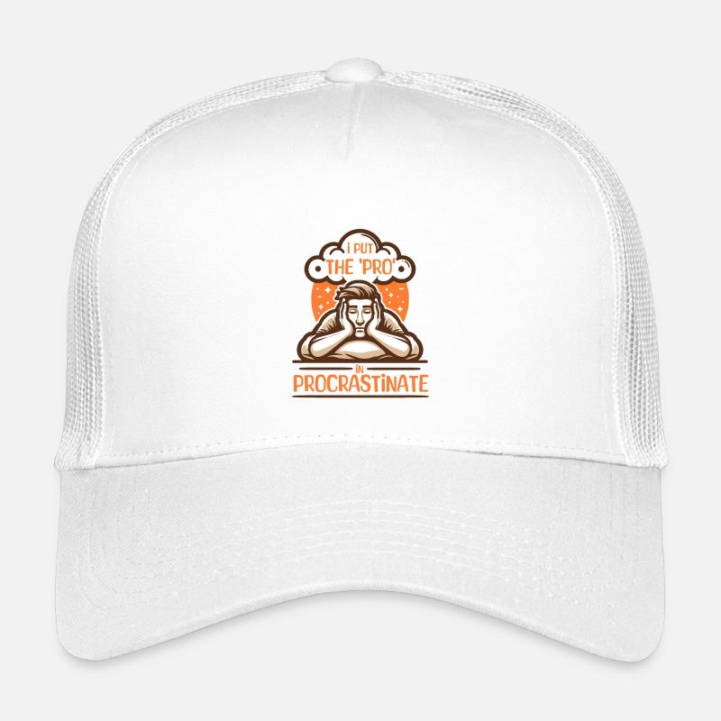Je mets le « pro » dans Procrastinate, drôle Casquette trucker enfant