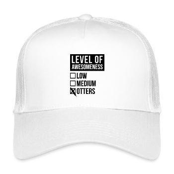 Otter - Kinder Trucker-Cap - Weiß - Vorne