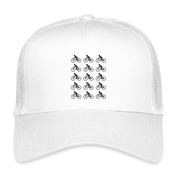 Bicyclette - Casquette trucker enfant - blanc - Devant