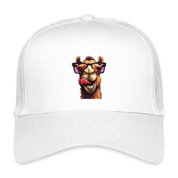 Camel - Kids’ Trucker Cap - white - Front