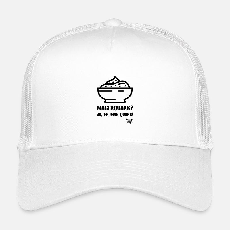 Magerquark? - Kinder Trucker-Cap - Weiß