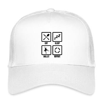 Ballett Routine - Kinder Trucker-Cap - Weiß - Vorne