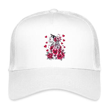 White Cat - Kids’ Trucker Cap - white - Front