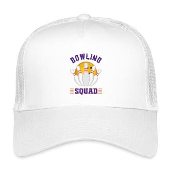 Bowling Squad - Kids’ Trucker Cap - white - Front