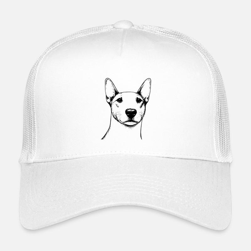 Bullterrier Umrisse Kinder Trucker-Cap