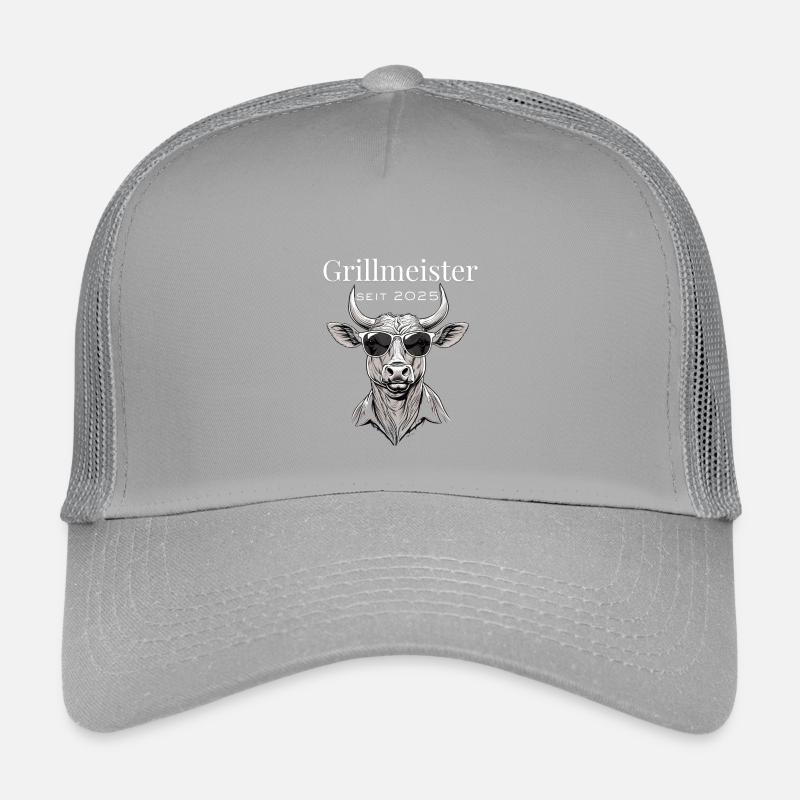 Grillmeister - Cooler Büffel mit Sonnenbrille Kinder Trucker-Cap