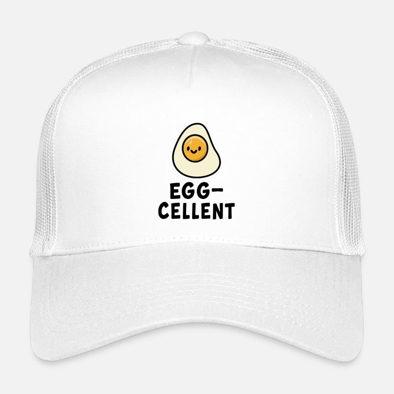 Cute Sunny Side Egg Illustration Kids’ Trucker Cap