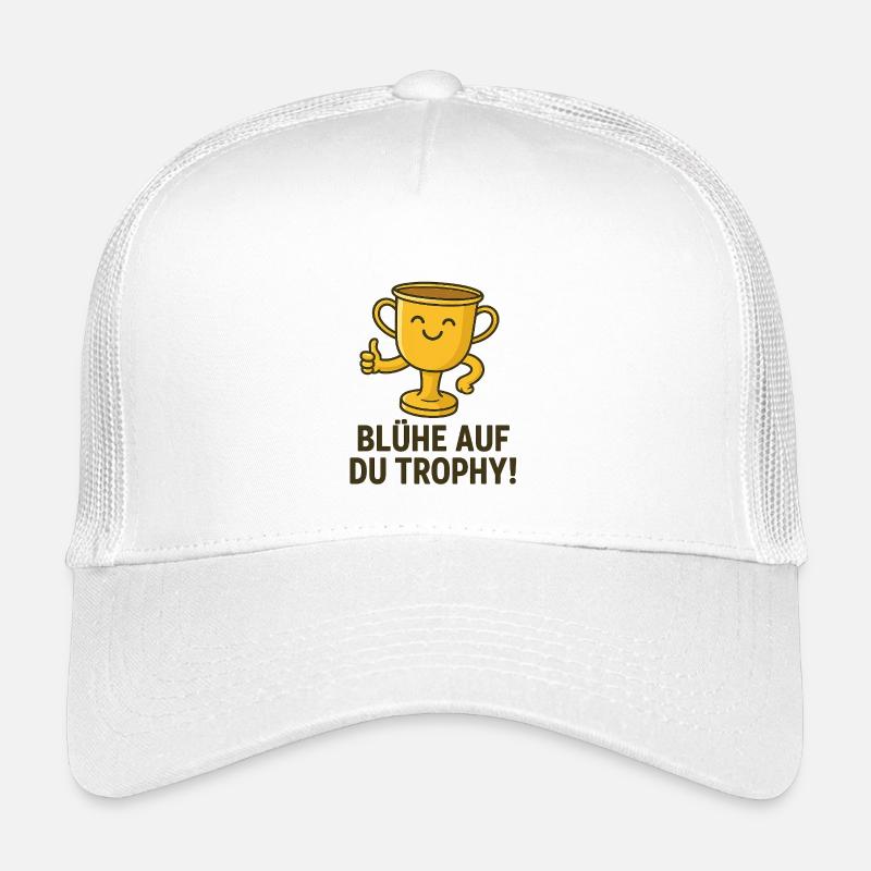 Happy trophy mug with saying Kids’ Trucker Cap