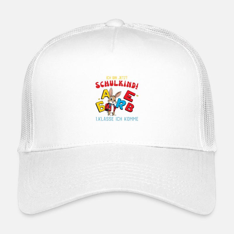 Schulanfänger Haasen Motiv Kinder Trucker-Cap