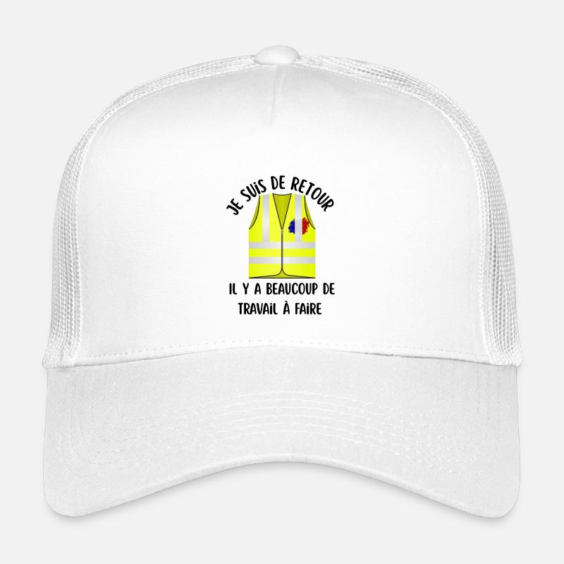 Demonstration - Kids’ Trucker Cap - white