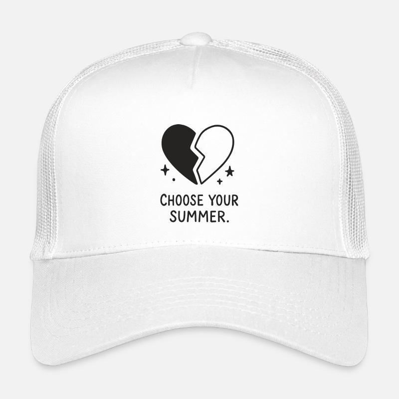 Choose Your Summer – Broken Heart - Kinder Trucker-Cap - Weiß