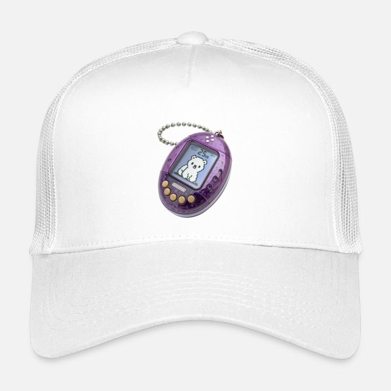 Niedlicher Pixel-Katzenwecker Kinder Trucker-Cap