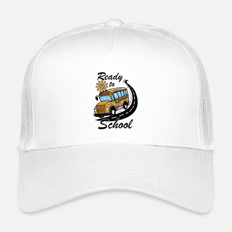 Rentrée Scolaire "Ready to School" Bus d'École Casquette trucker enfant