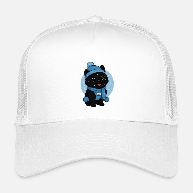 Cuddly Dog Winter Magic Kids’ Trucker Cap