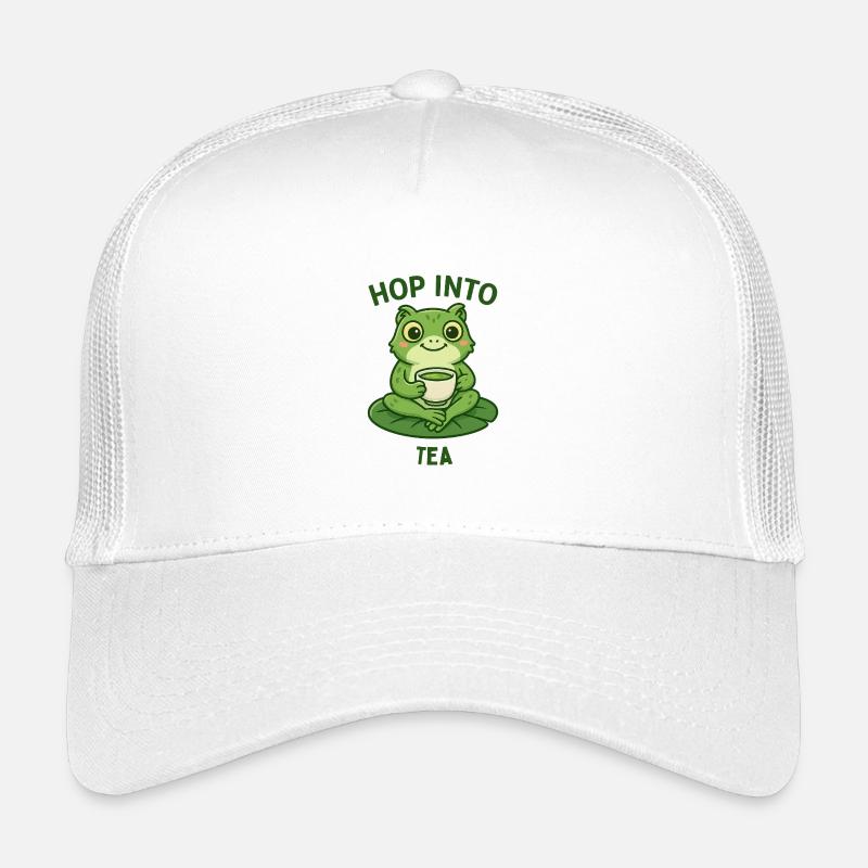 Grenouille Thé Hopper Matcha Animaux Design Casquette trucker enfant
