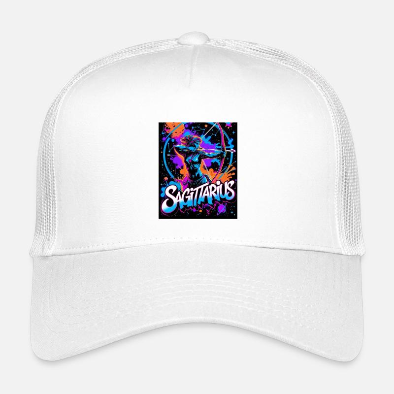 Sagittarius - Kids’ Trucker Cap - white