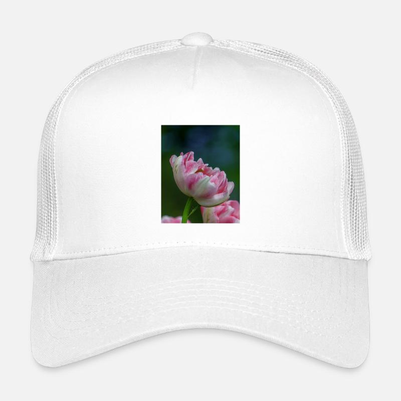 Tulip Close UP - Kids’ Trucker Cap - white
