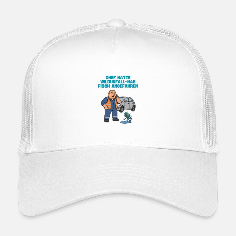 Accident de la faune avec des poissons Casquette trucker enfant