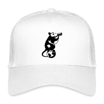 Le rat a une nostalgie - Casquette trucker enfant - blanc - Devant