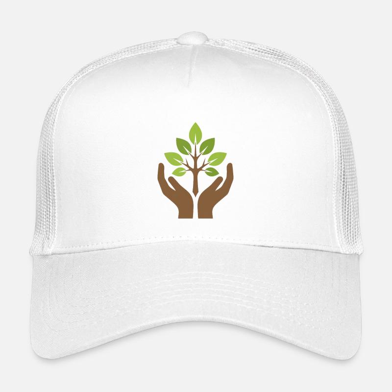 Hands Holding Tree | Nature Conservation Symbol Kids’ Trucker Cap