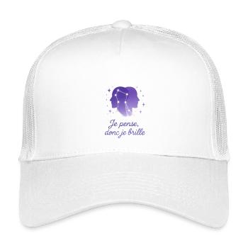 Zwillinge Sternzeichen - Astrologie - Kinder Trucker-Cap - Weiß - Vorne