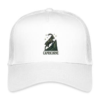 Steinbock Sternzeichen - Astrologie - Kinder Trucker-Cap - Weiß - Vorne