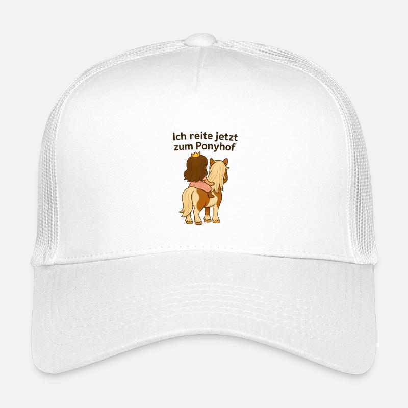Ponyhof - Kinder Trucker-Cap - Weiß