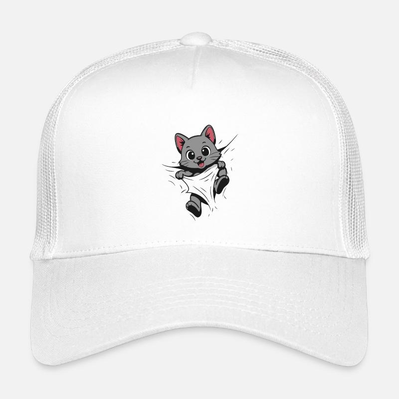 Kitten Cuddly Cat Cute Cat Kids’ Trucker Cap