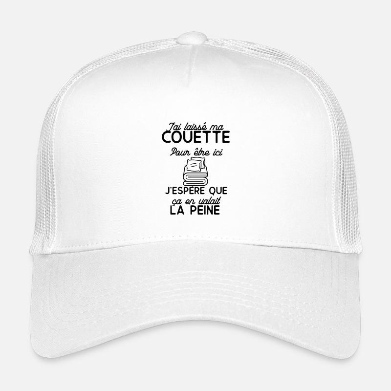 HUMOUR COUETTE DORMIR PARESSE Casquette trucker enfant