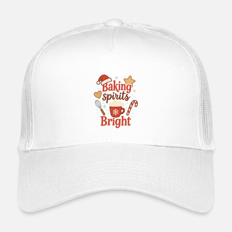 Backenfreude Festtagslook - Kinder Trucker-Cap - Weiß