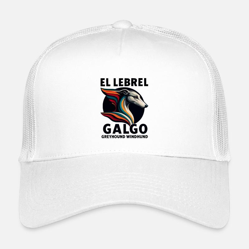 El Lebrel Nr1 - Kinder Trucker-Cap - Weiß