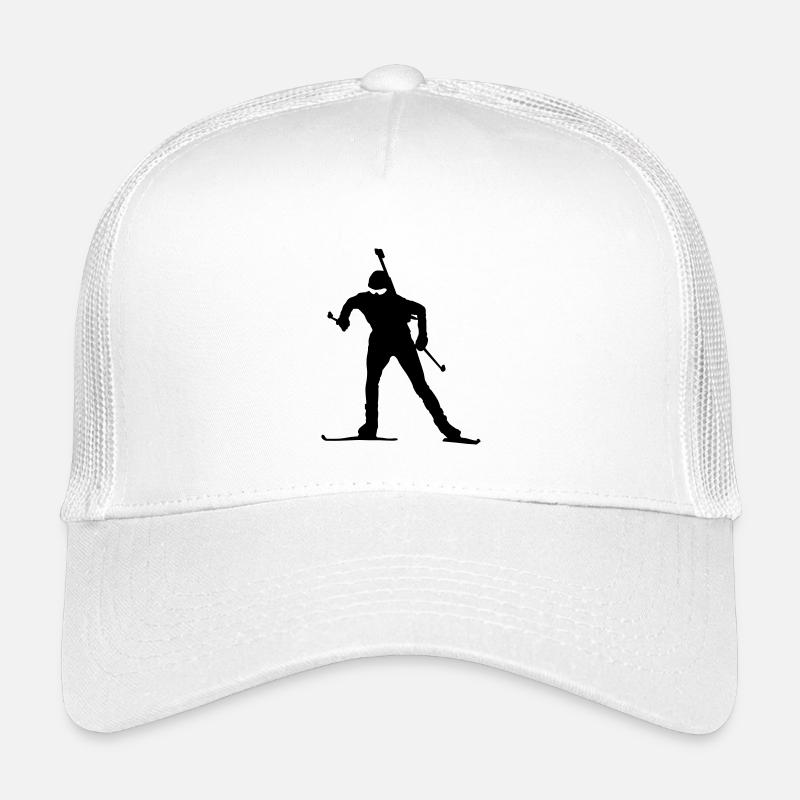 Biathlon - Kinder Trucker-Cap - Weiß