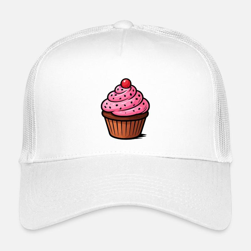 Cupcake rose Casquette trucker enfant