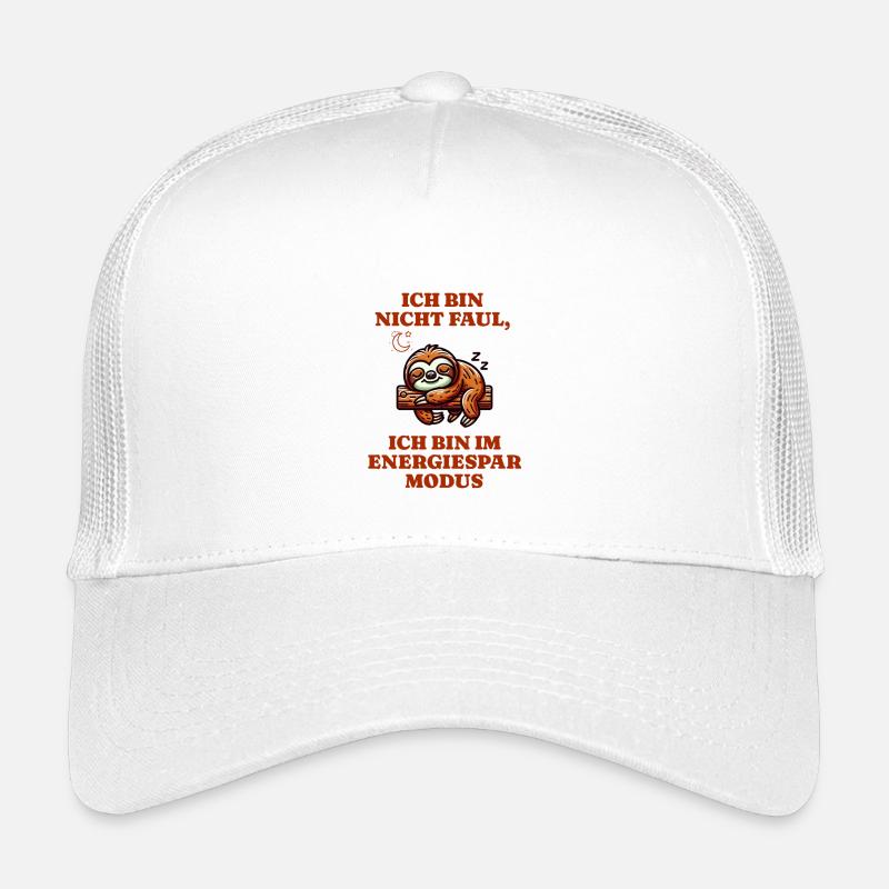 Sloth in power saving mode I'm not lazy Kids’ Trucker Cap