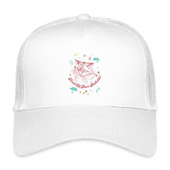 TIRED OF YOUR BULLSHIT - Kids’ Trucker Cap - white - Front