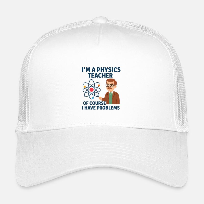 Physik Witz  - Kinder Trucker-Cap - Weiß