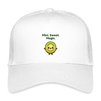 Kiwi Magie - Kinder Trucker-Cap - Weiß - Vorne