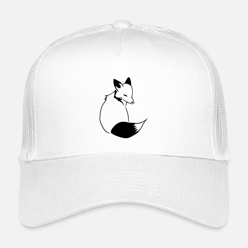 Fuchs Comic: Schlau, Foxy & Manga Style Kinder Trucker-Cap
