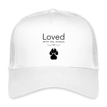 Dog loved - Kids’ Trucker Cap - white - Front