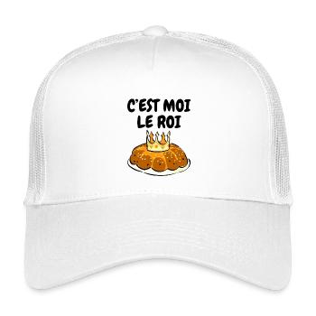 Humour Epiphany Cake It's Me The King - Kids’ Trucker Cap - white - Front