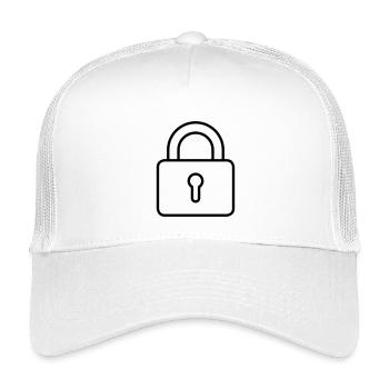 Padlock - Kids’ Trucker Cap - white - Front
