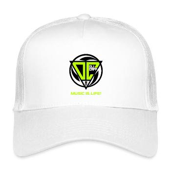 OLI CAPP - MUSIC IS LIFE LOGO - Casquette trucker enfant - blanc - Devant