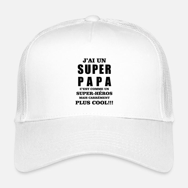 Super papa Casquette trucker enfant
